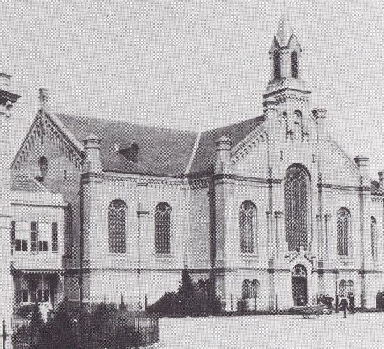 Plantagekerk Zwolle - oude archief foto kerkgebouw zwolle